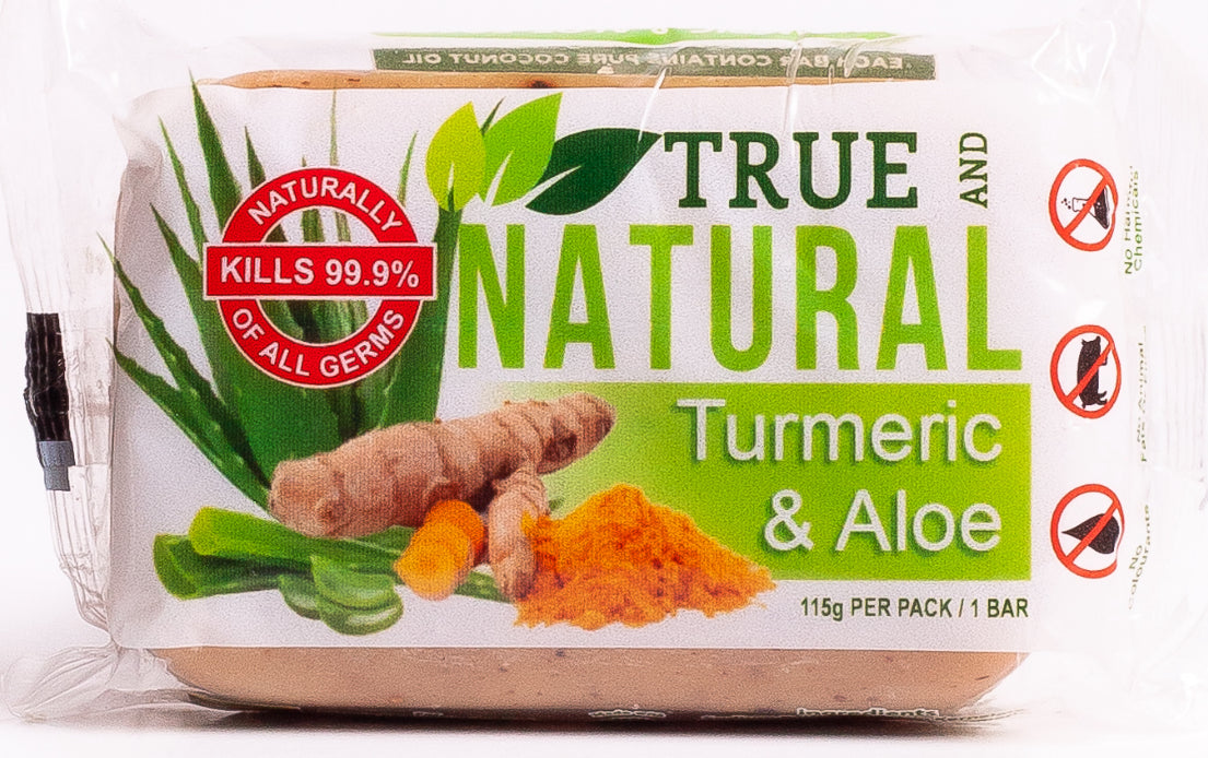 True and Natural Soap Turmeric & Aloe