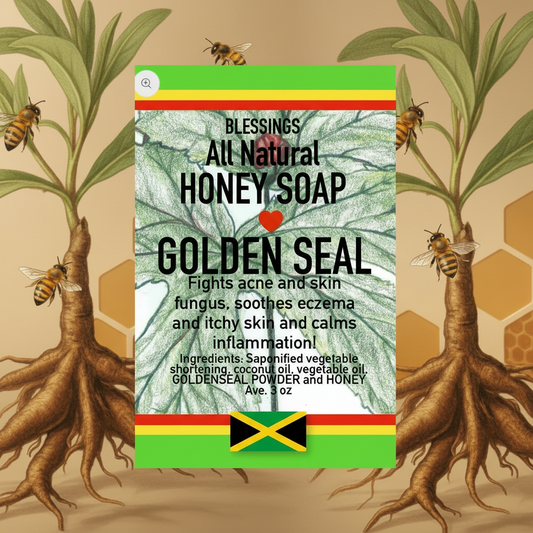 All Natural Honey Soap Goldenseal