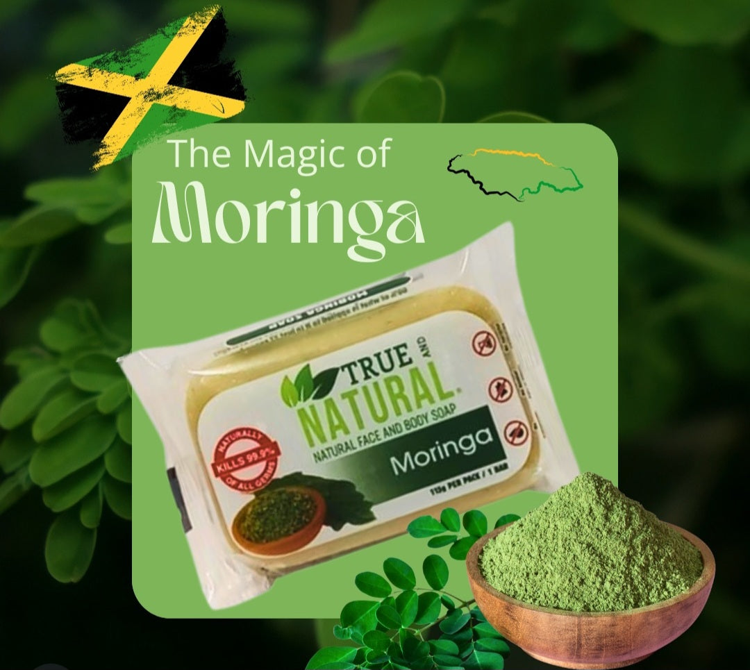 Savon véritable et naturel au moringa