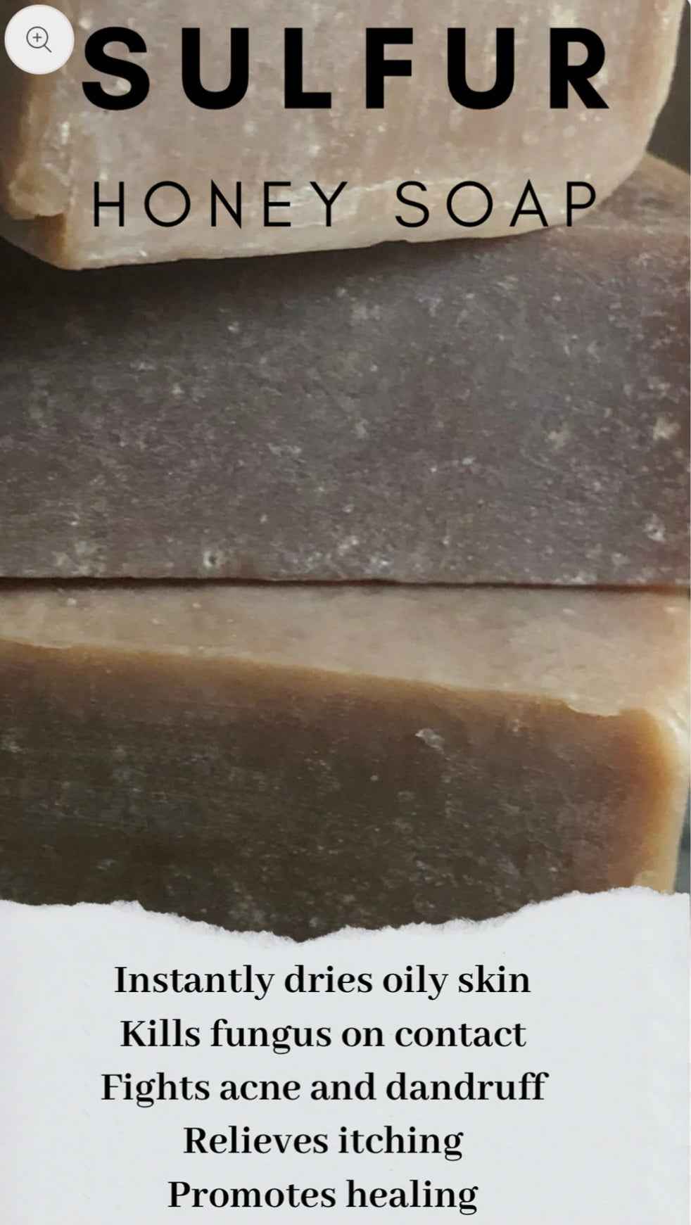 All Natural Honey Soap Sulfur