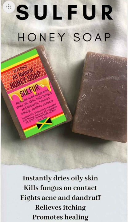 All Natural Honey Soap Sulfur