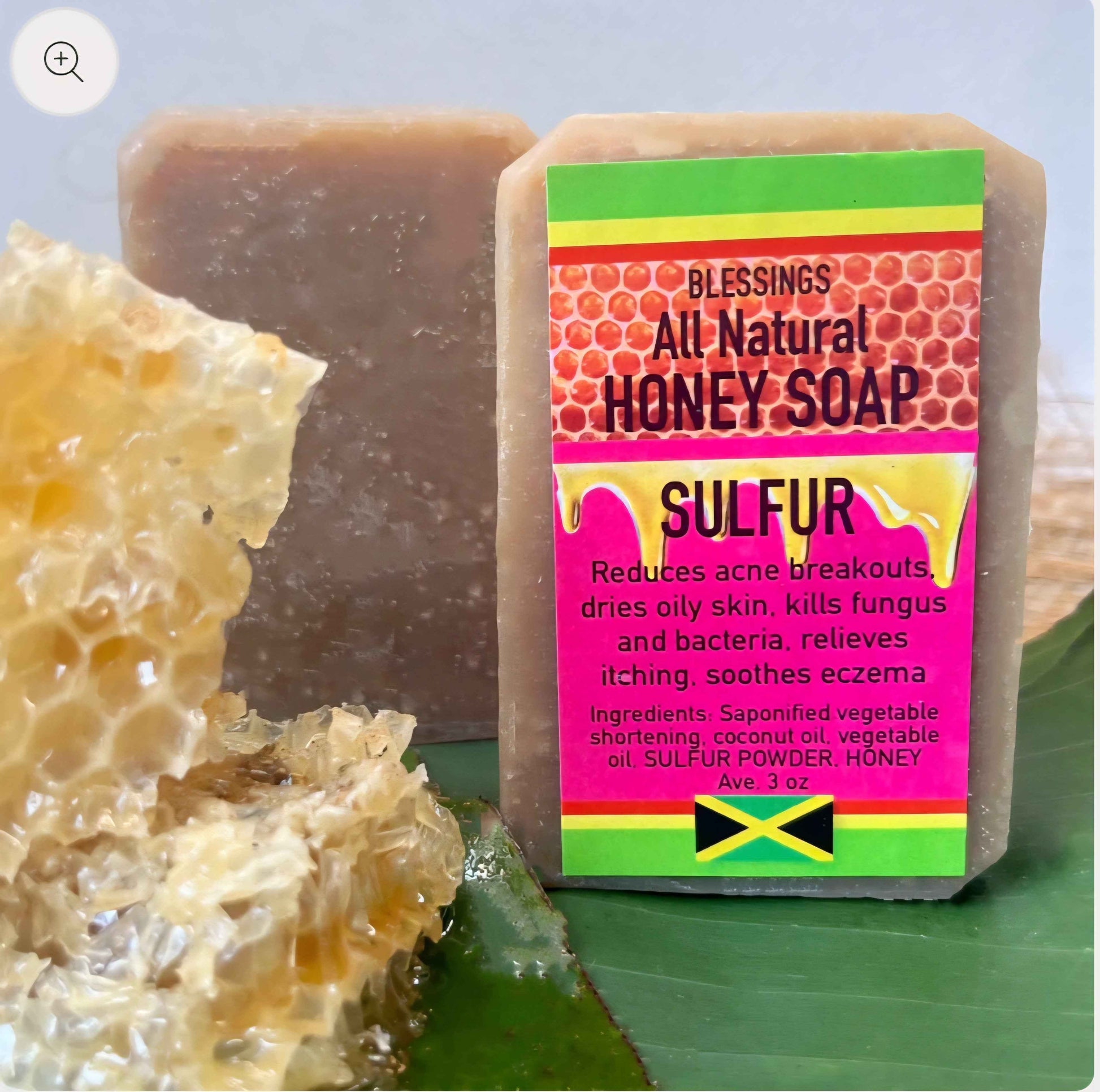 All Natural Honey Soap Sulfur