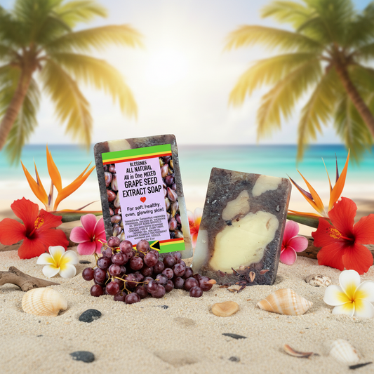 All Natural All In One Mixed Grape Seed Extract Soap