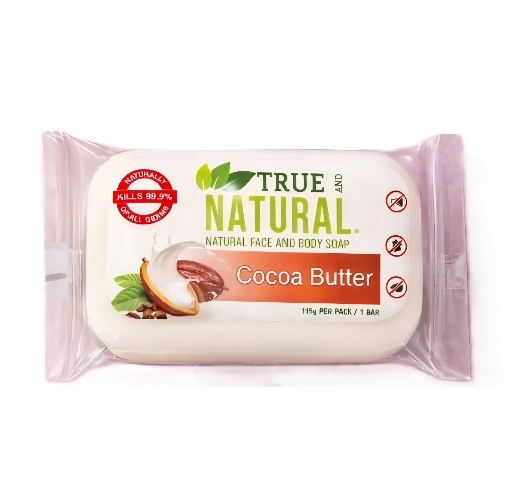 All Natural Skincare By True and Natural Cocoa Butter Face & Body Soap - Jamaican Naturals