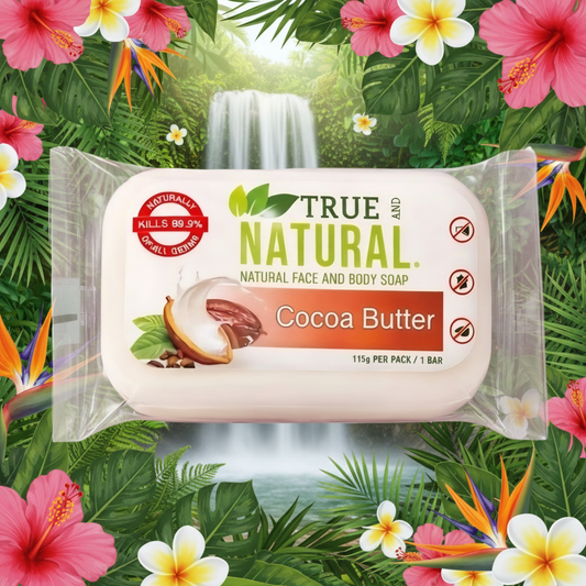 All Natural Skincare By True and Natural Cocoa Butter Face & Body Soap - Jamaican Naturals
