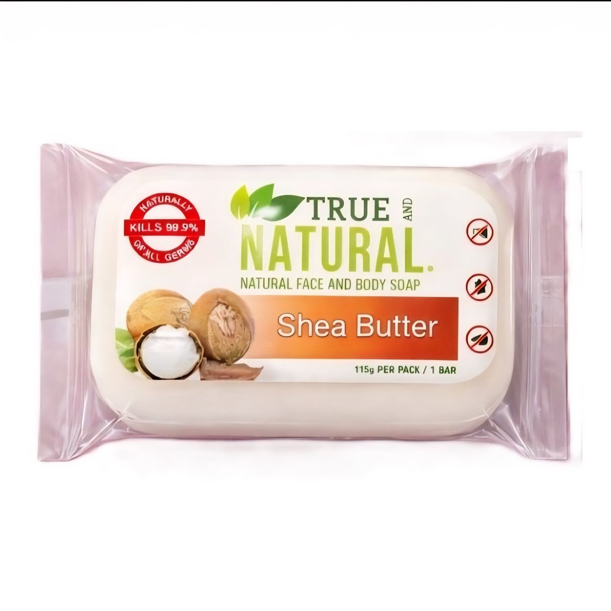All Natural Skincare By True and Natural Shea Butter Face & Body Soap - Jamaican Naturals