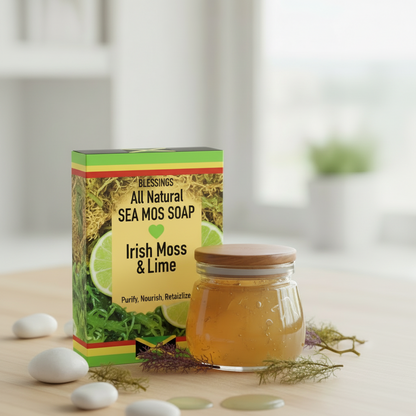 All Natural Honey Soap Limestone & Sea Moss