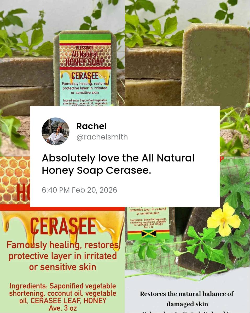 Cerasee All Natural Honey Soap