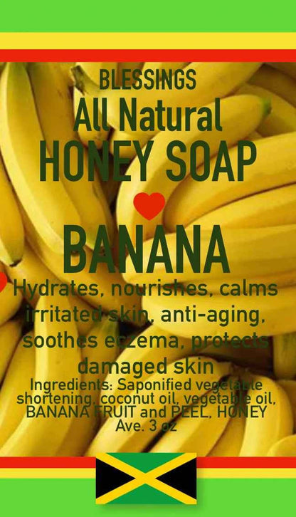 All Natural Honey Soap Banana