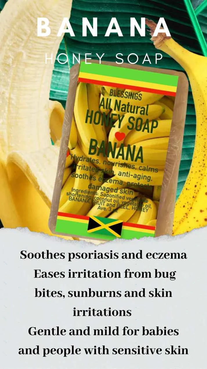 All Natural Honey Soap Banana