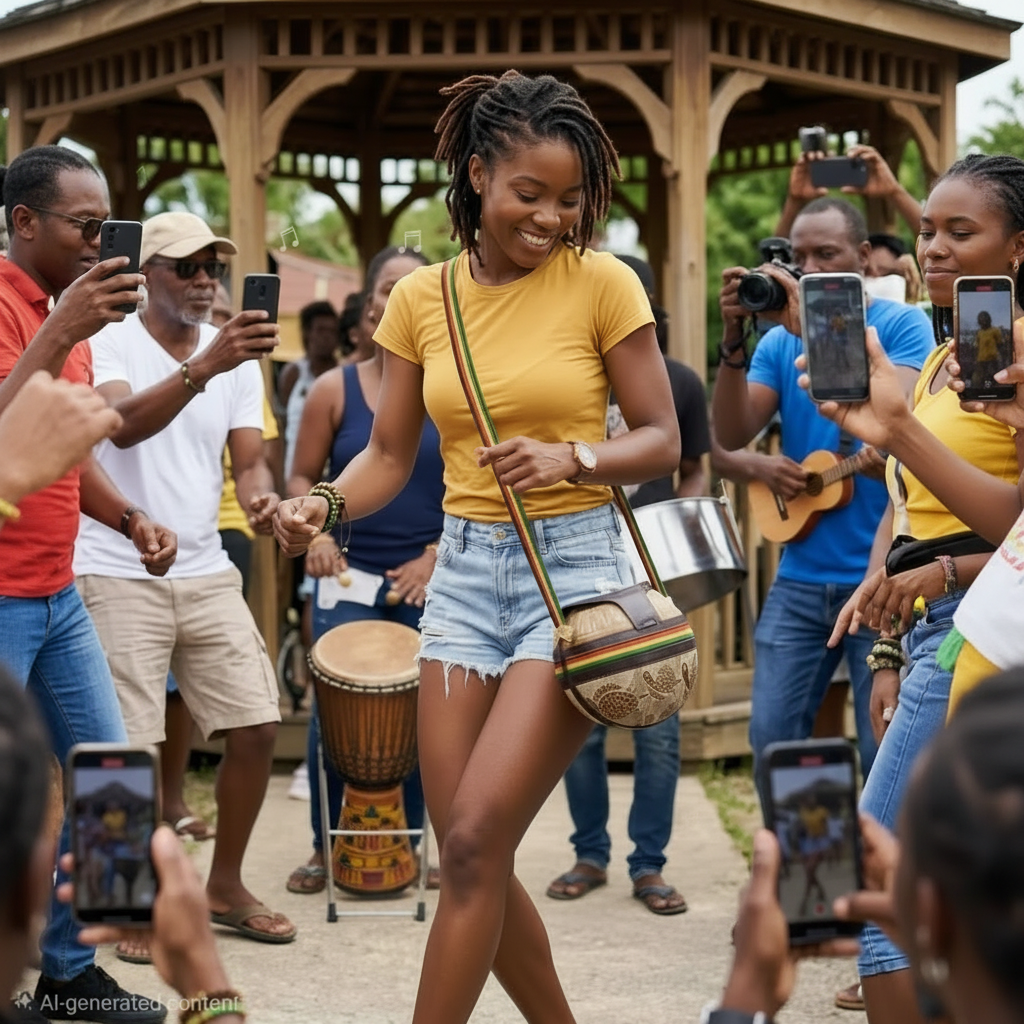 Calabash Shell Crossbody Bag – Large | Handcrafted Jamaican Artisan