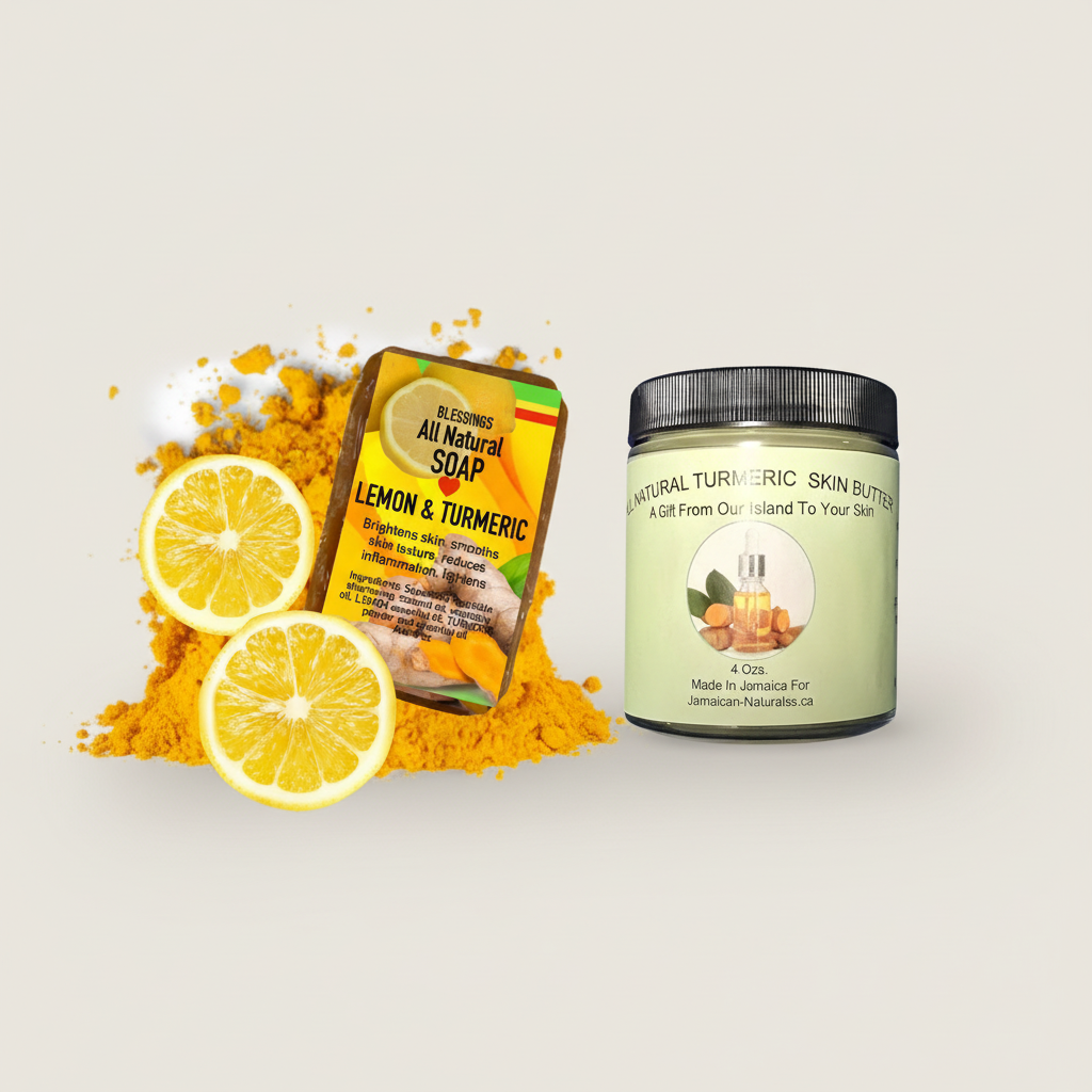 Turmeric Glow Essentials Bundle - Jamaican Naturals - Product Description